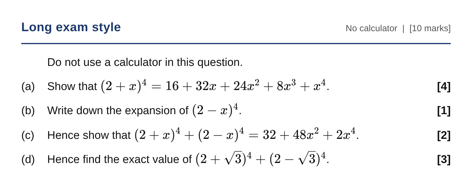 Question