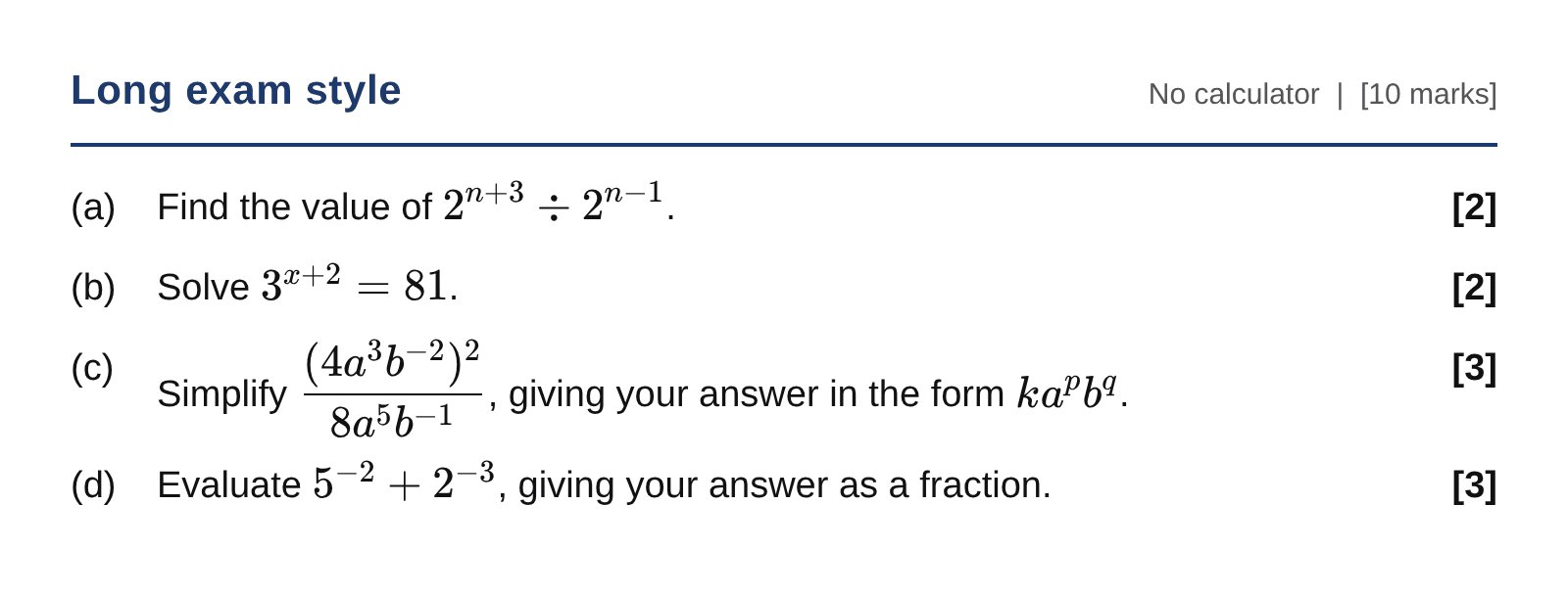 Question