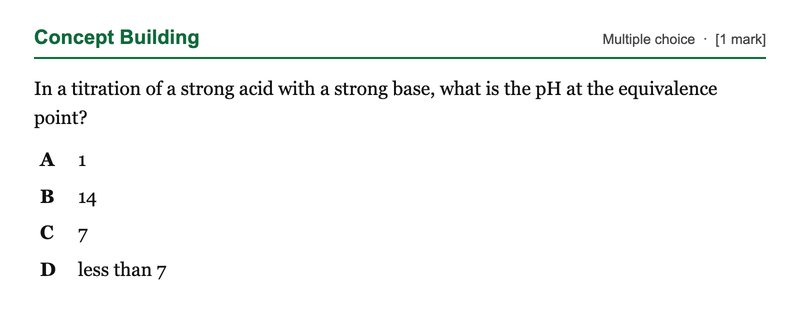 Question