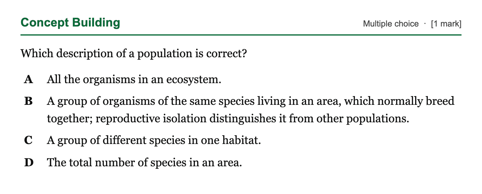 Question