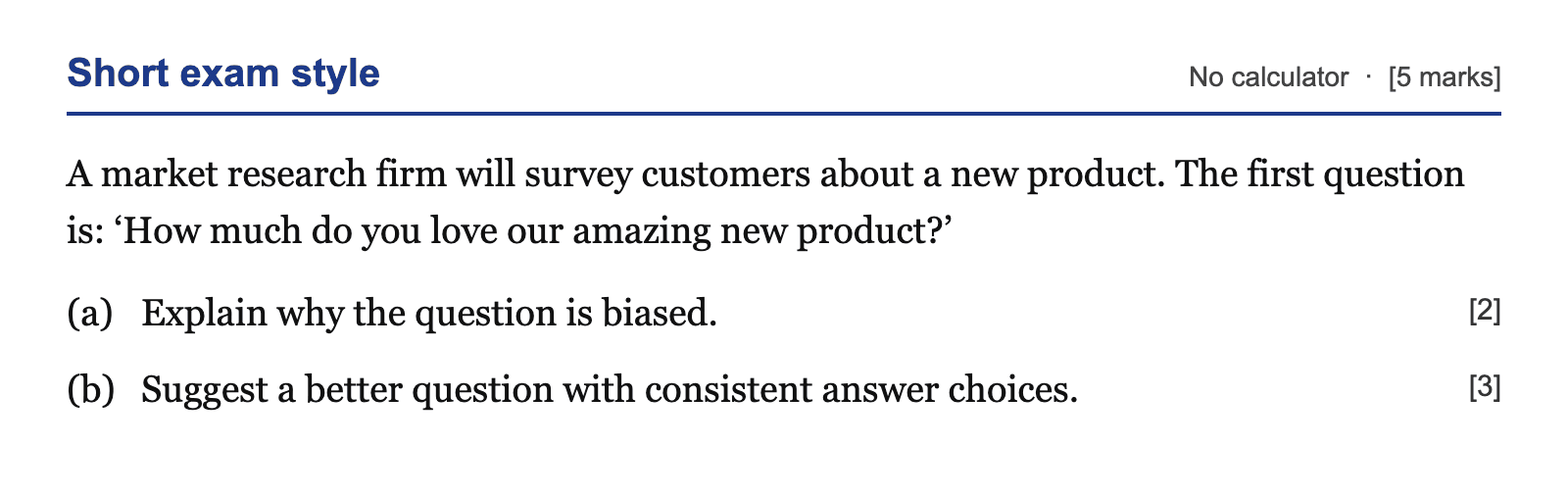 Question