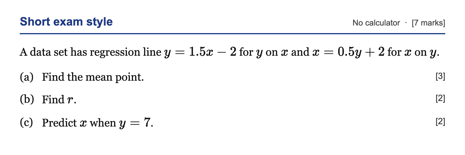 Question