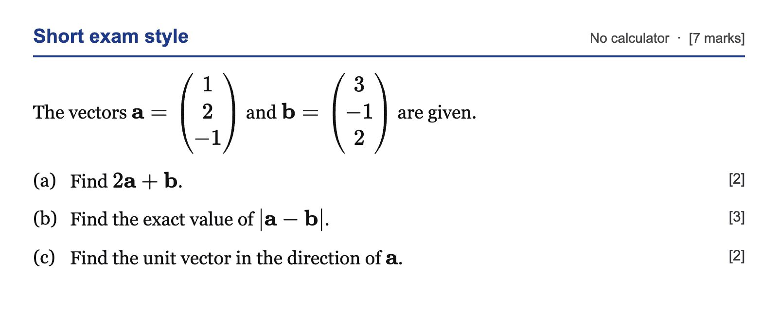Question