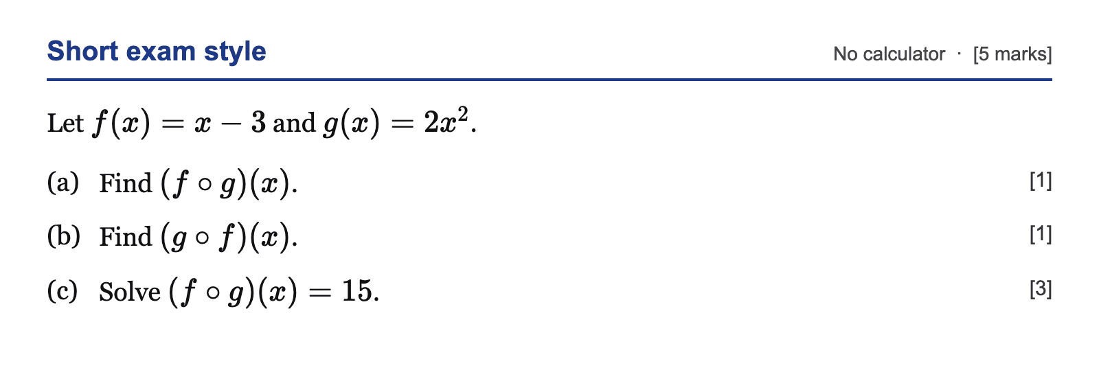 Question