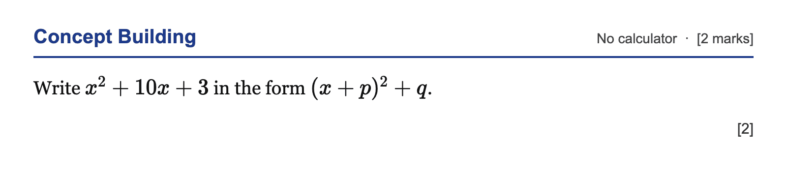 Question