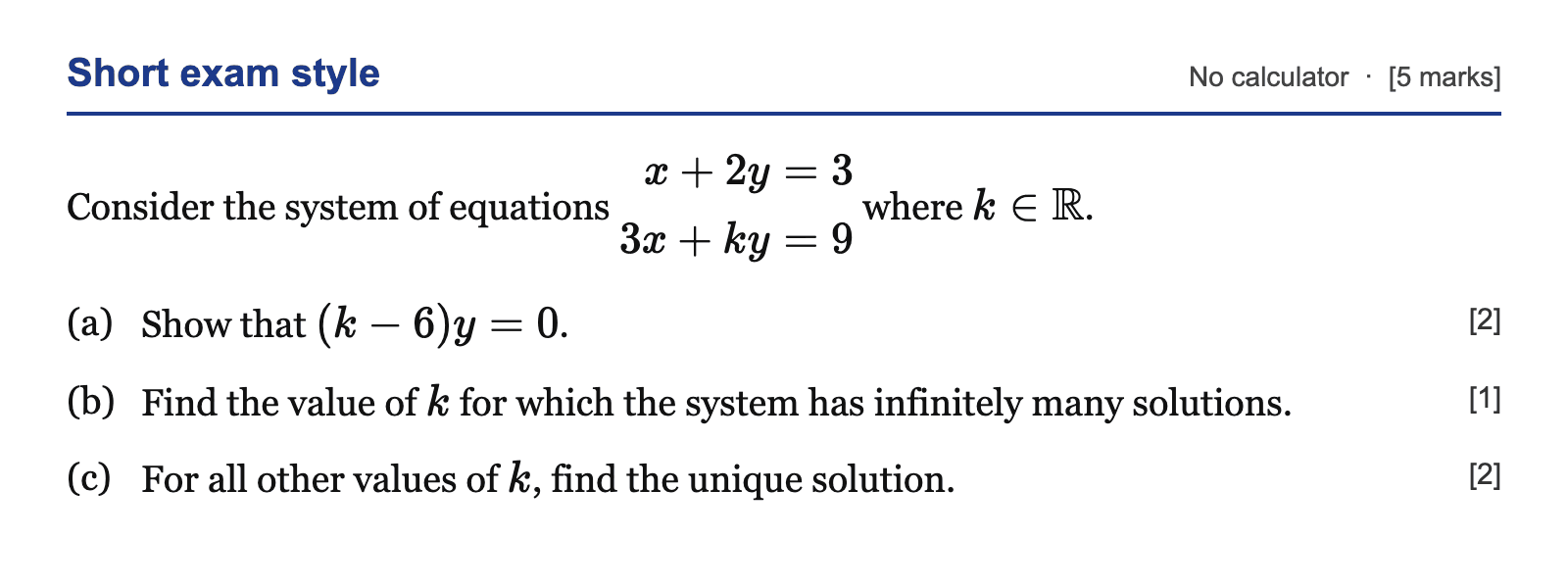 Question