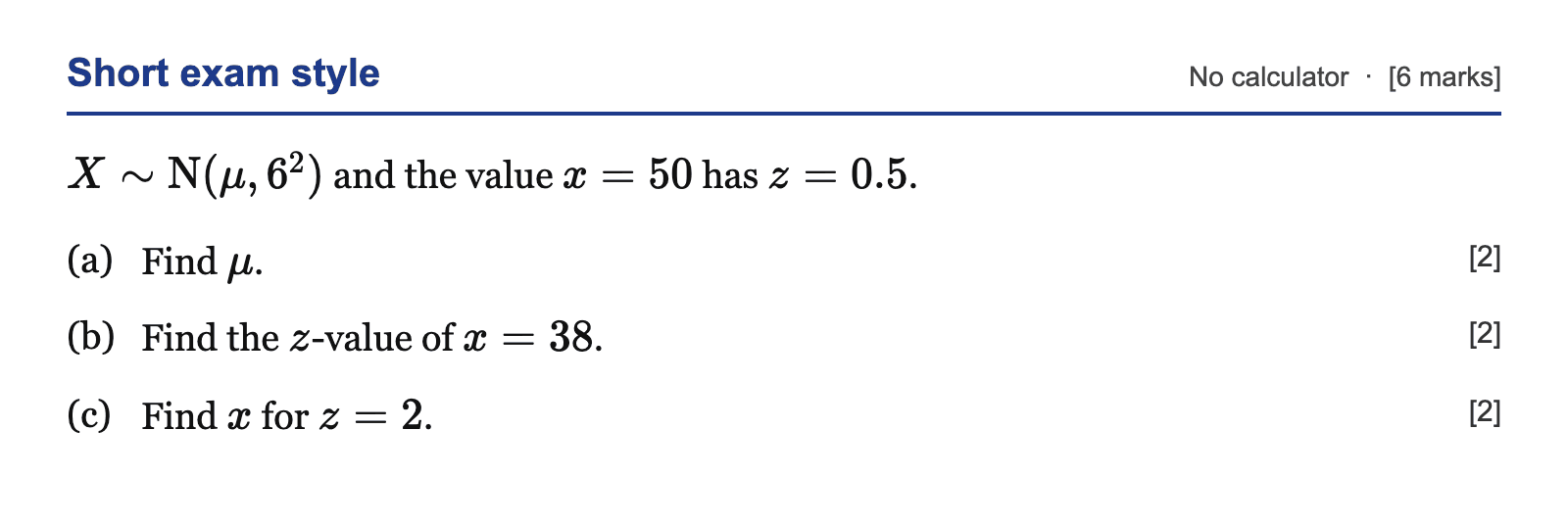 Question