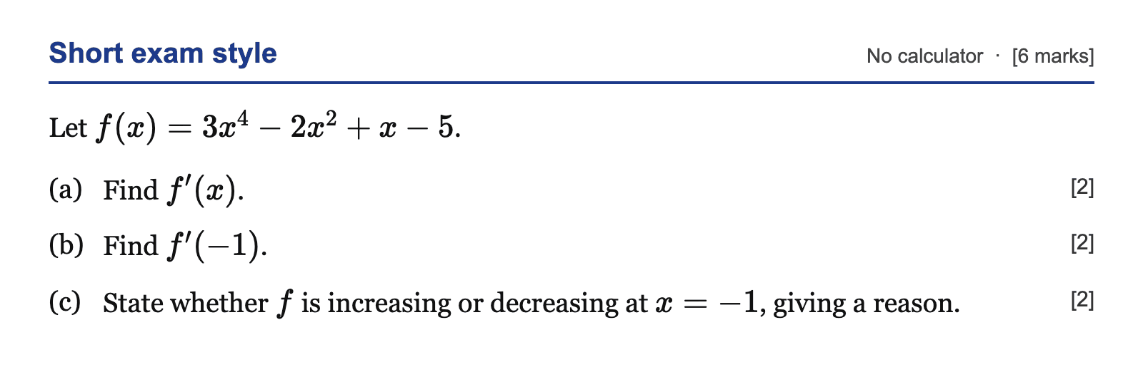 Question