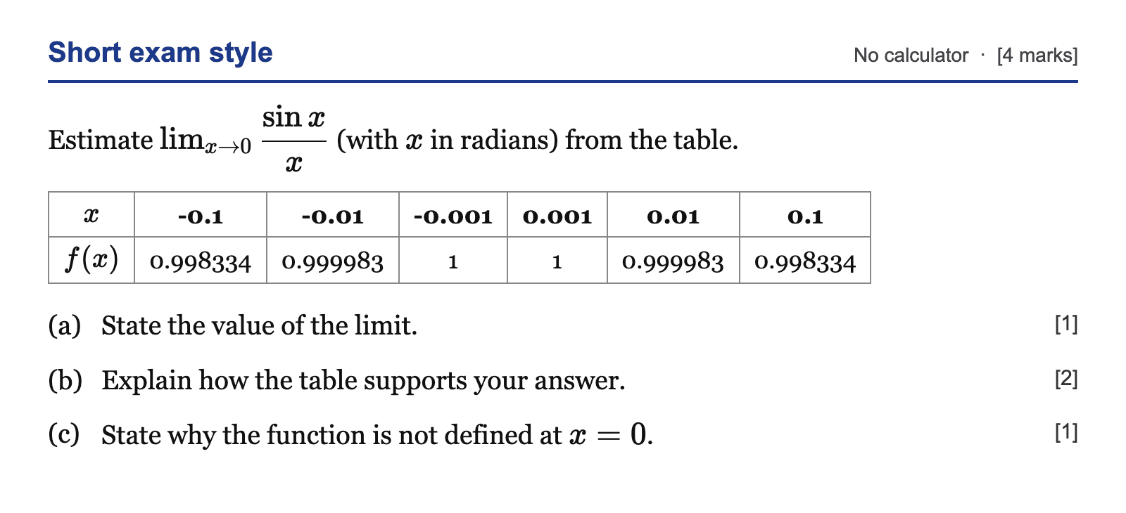 Question