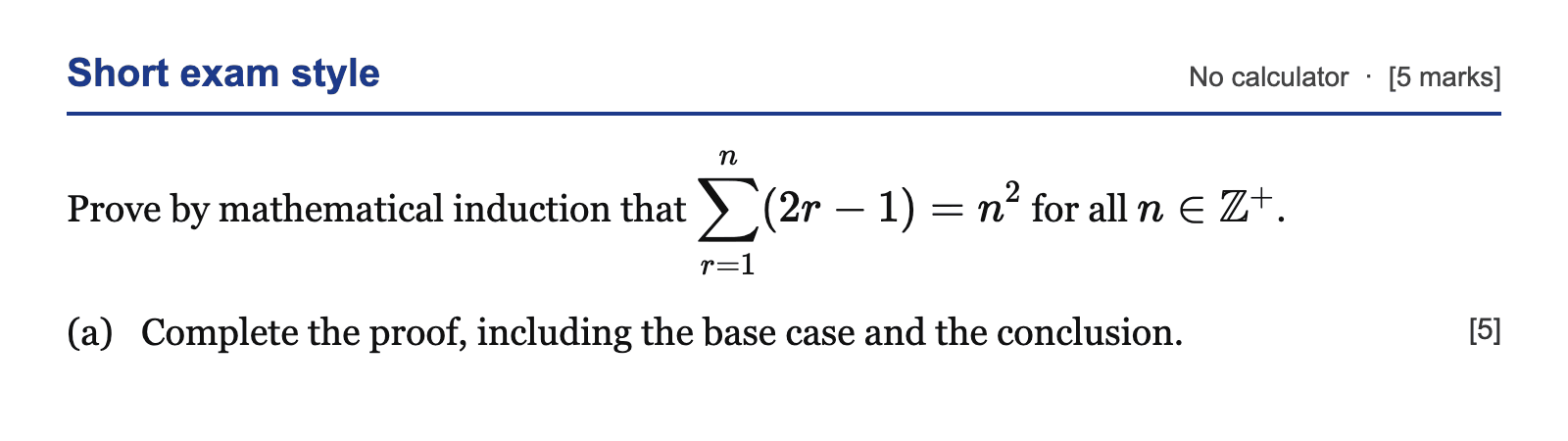Question