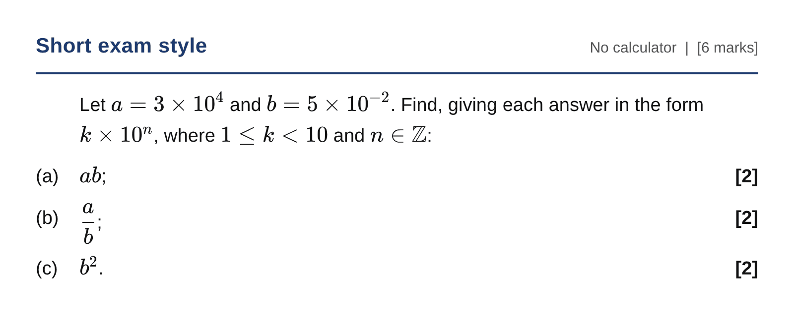 Question