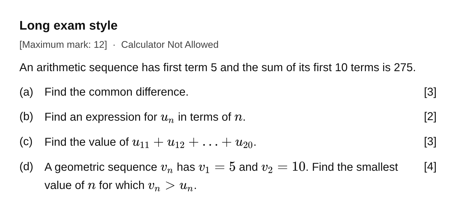 Question