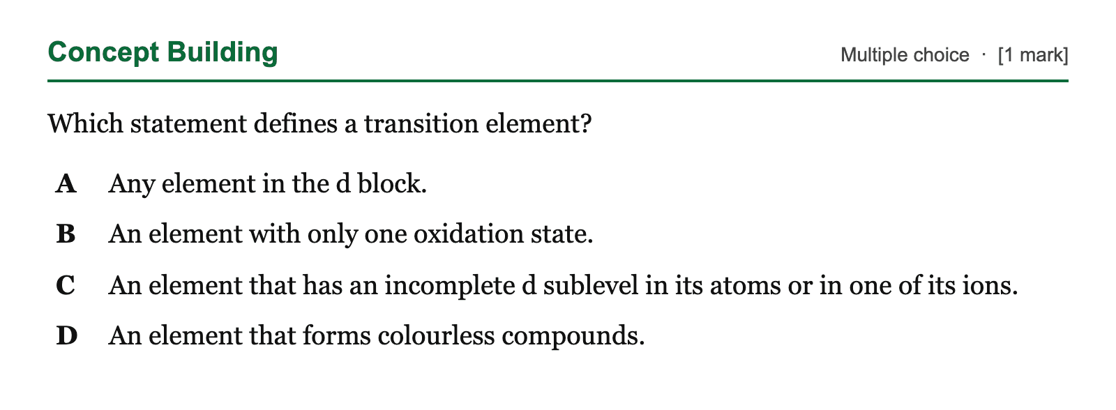 Question