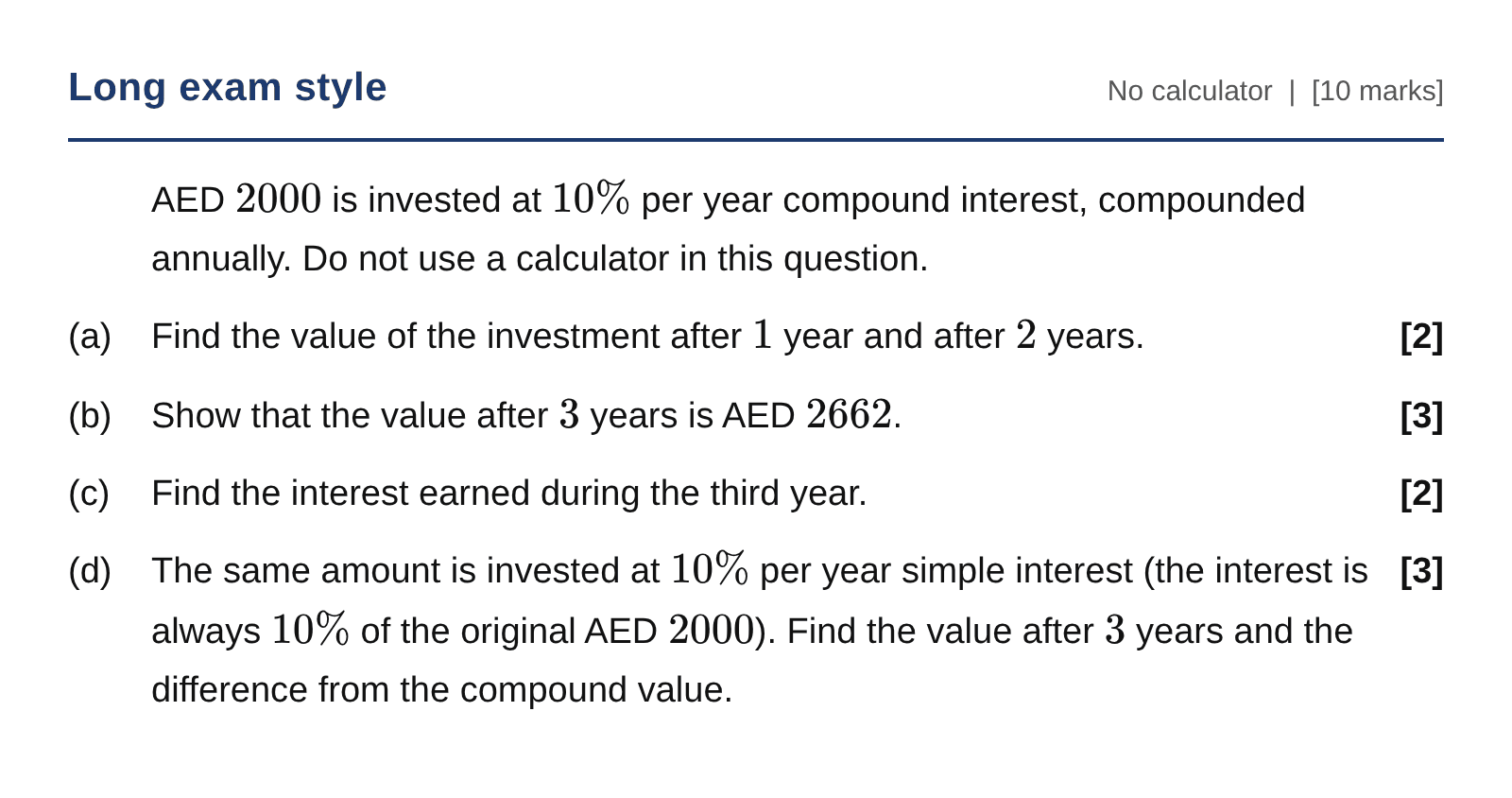 Question