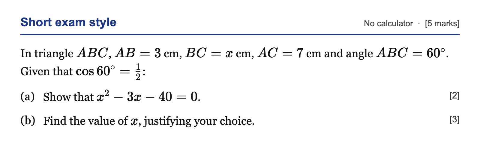 Question