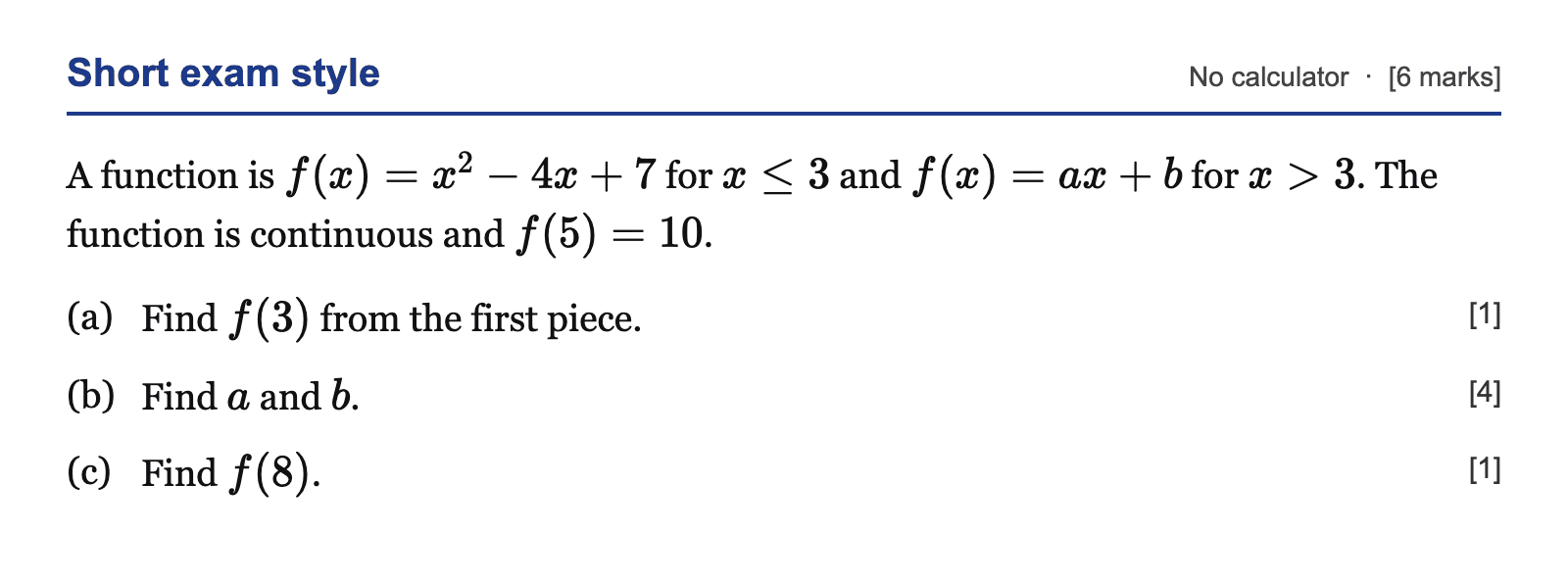 Question
