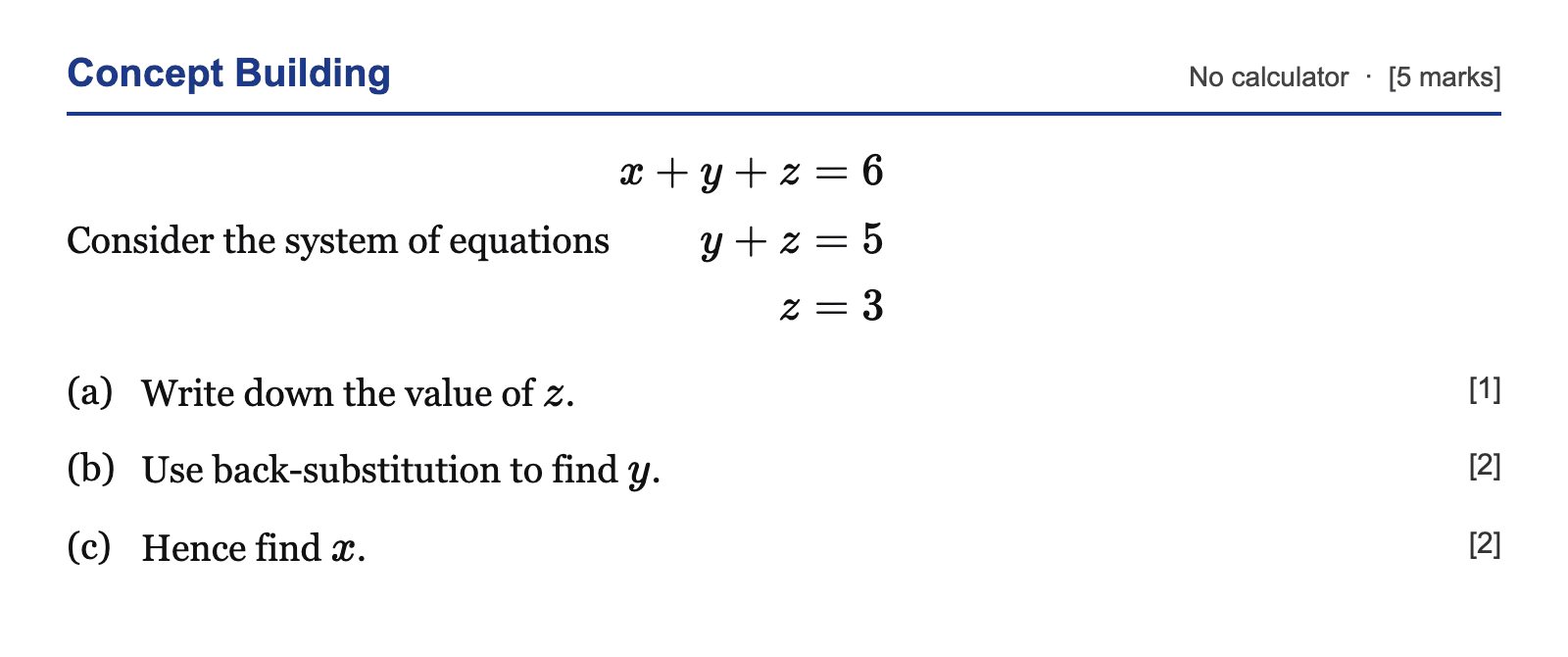Question