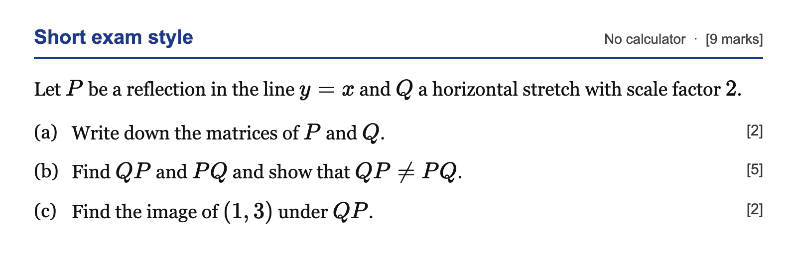 Question